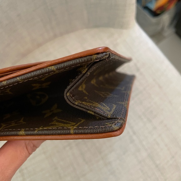 LOUIS VUITTON Pochette Dame GM Monogram Vintage Clutch Bag Like New! - Picture 7 of 16